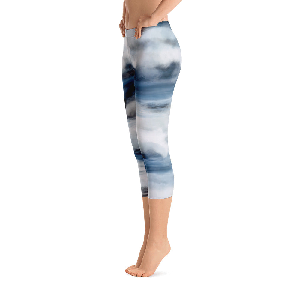 "Wave" Capri Leggings