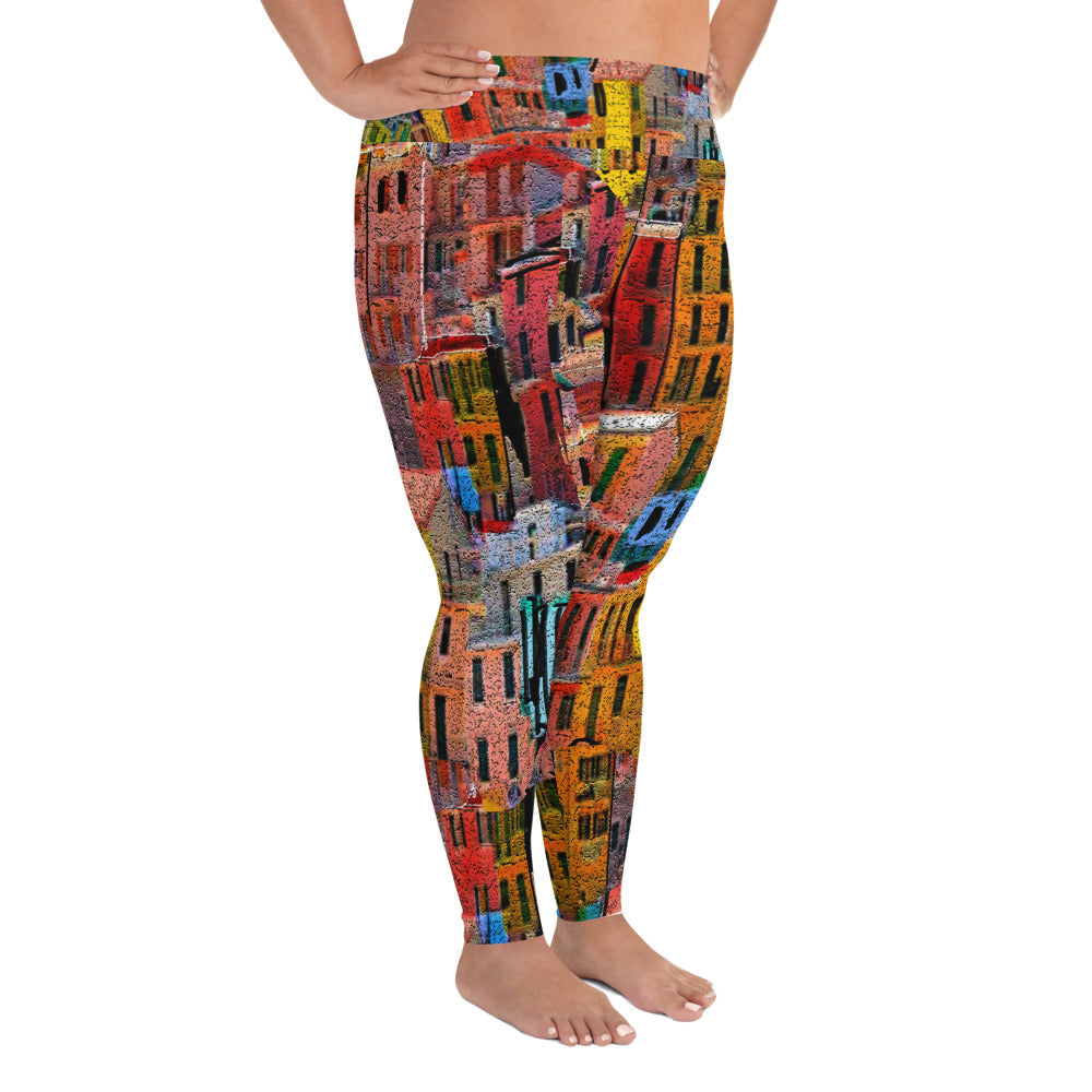 "Bella Citta"  Plus Size Leggings