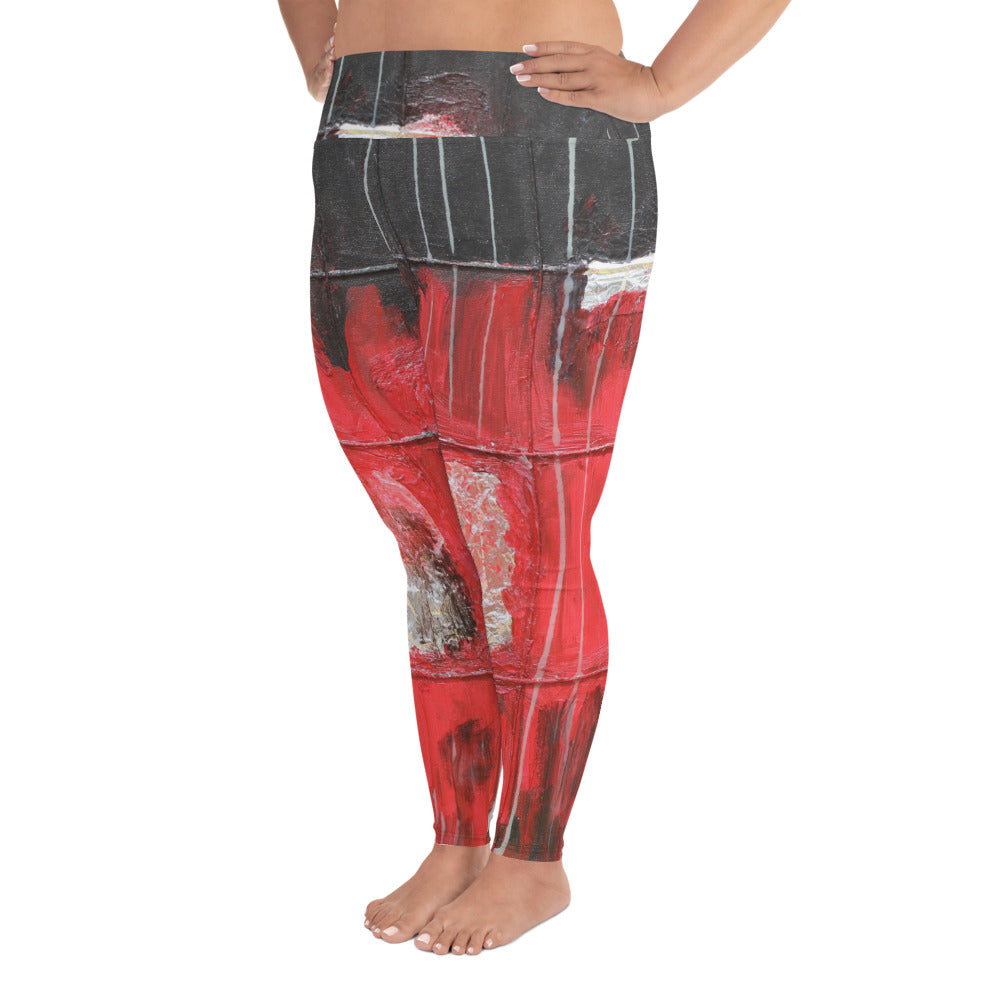 "Future" High Waist  Plus Size Leggings