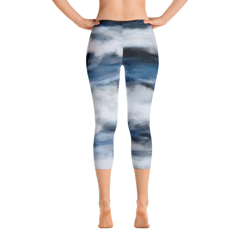 "Wave" Capri Leggings