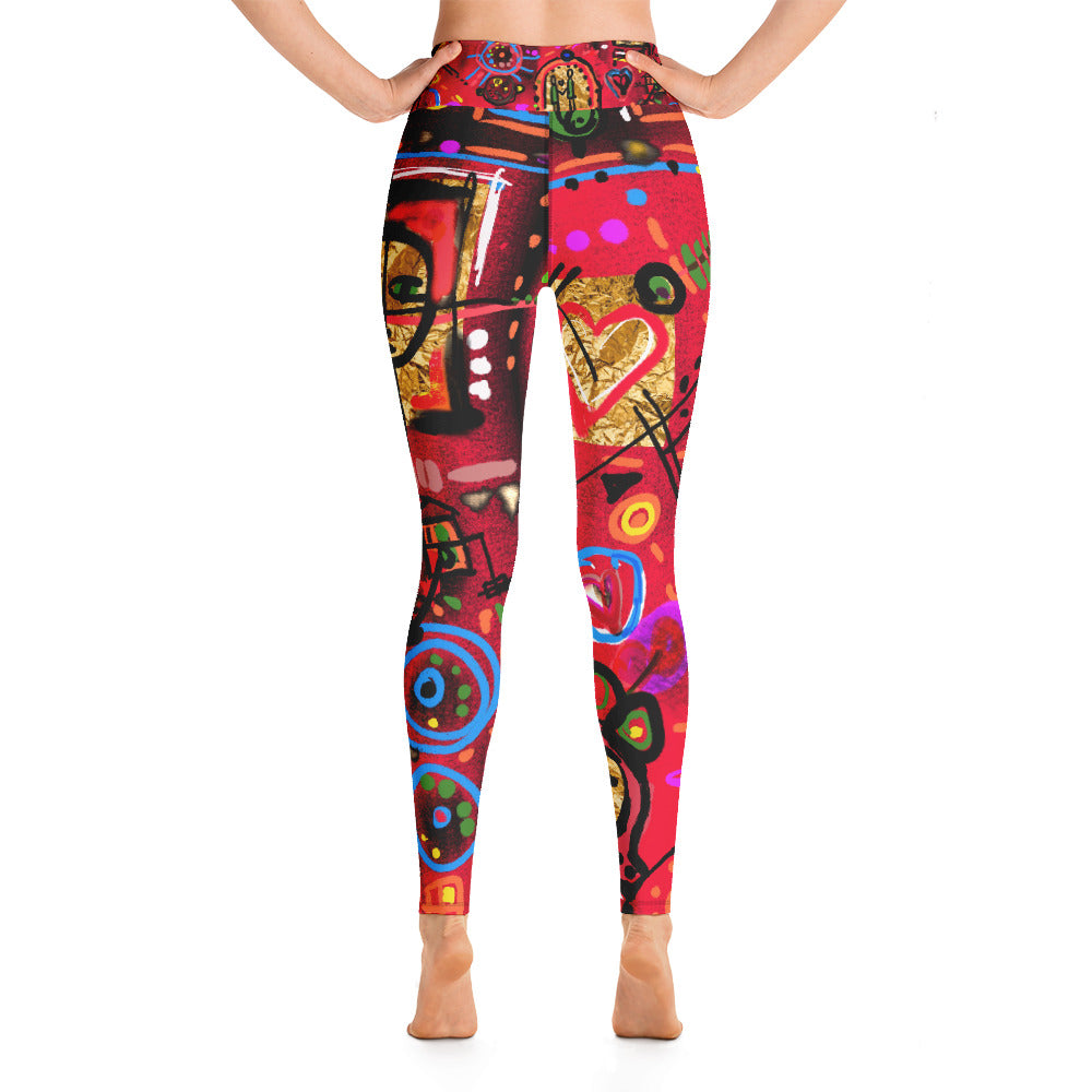 "Secret Love" high waist Leggings