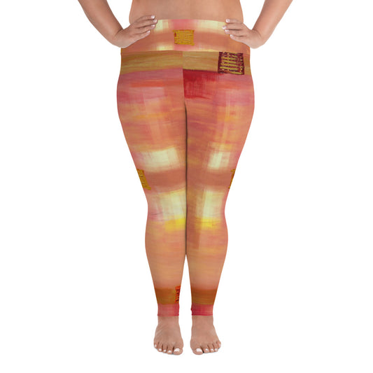 "Open window"  Plus Size Leggings