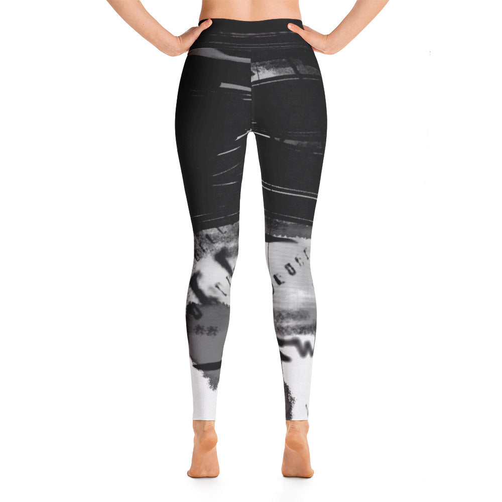 "Code" high waist Leggings