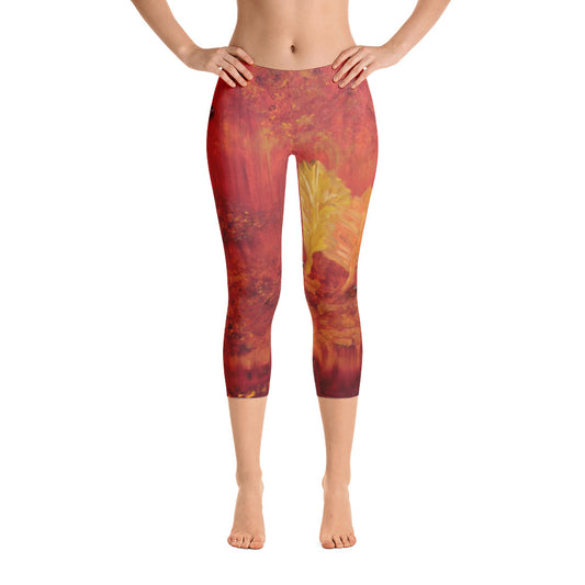 "Autumn" Capri Leggings