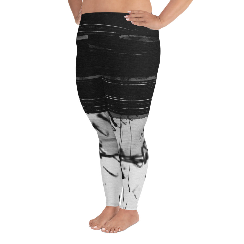 "Code" Plus Size Leggings