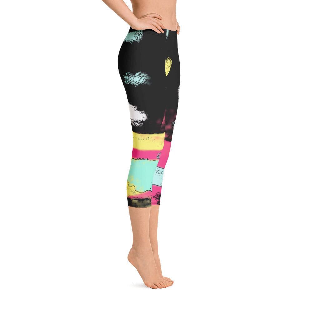 "City life" Capri Leggings