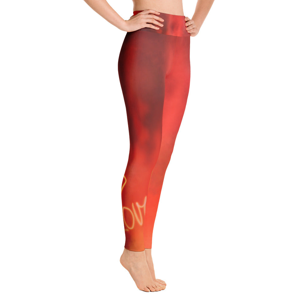 "Glowing" High waist Leggings