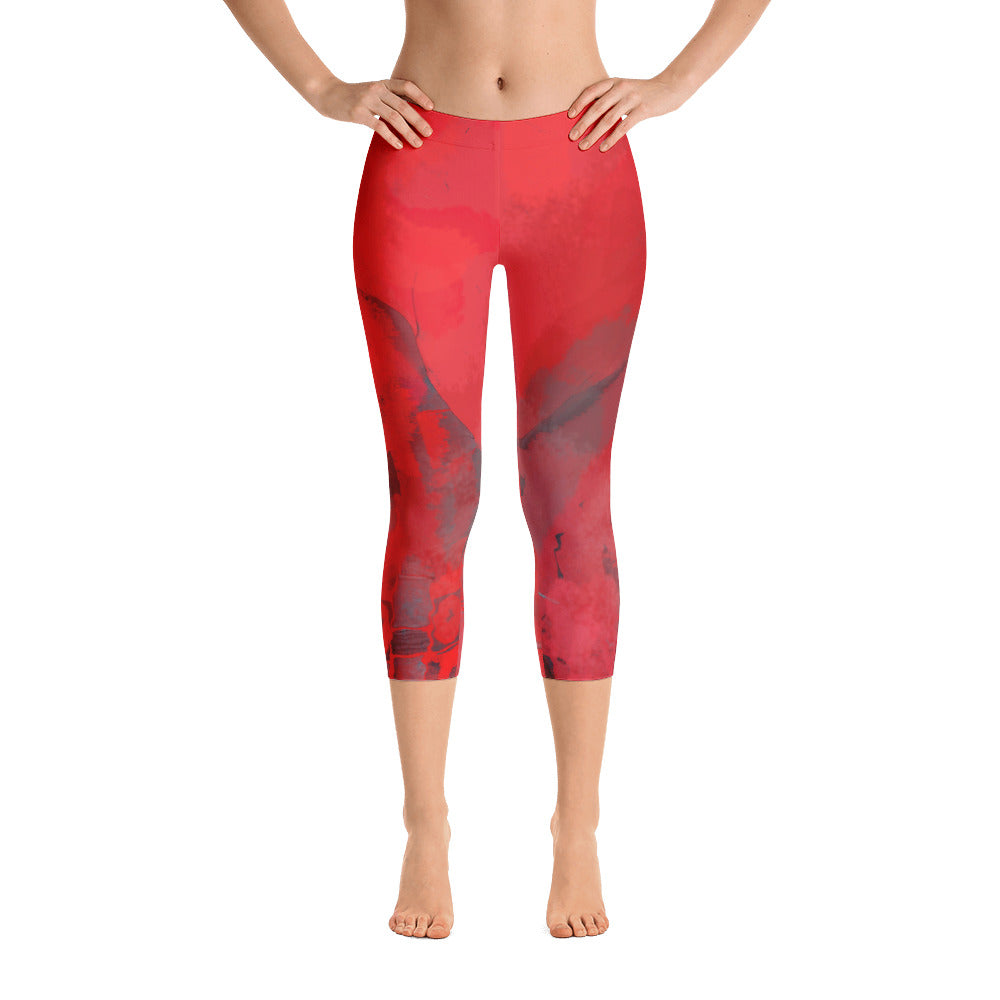 "Passionate" Capri Leggings