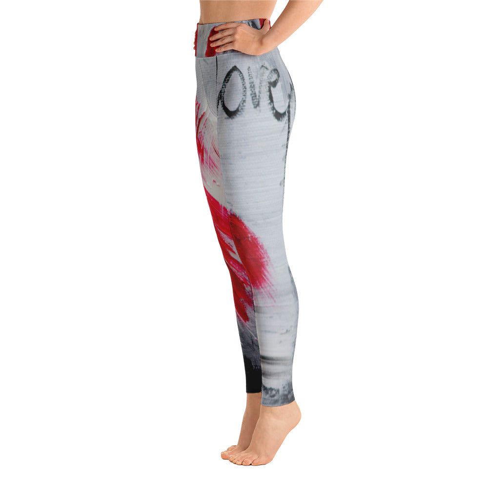 "Remember love" high waist Leggings