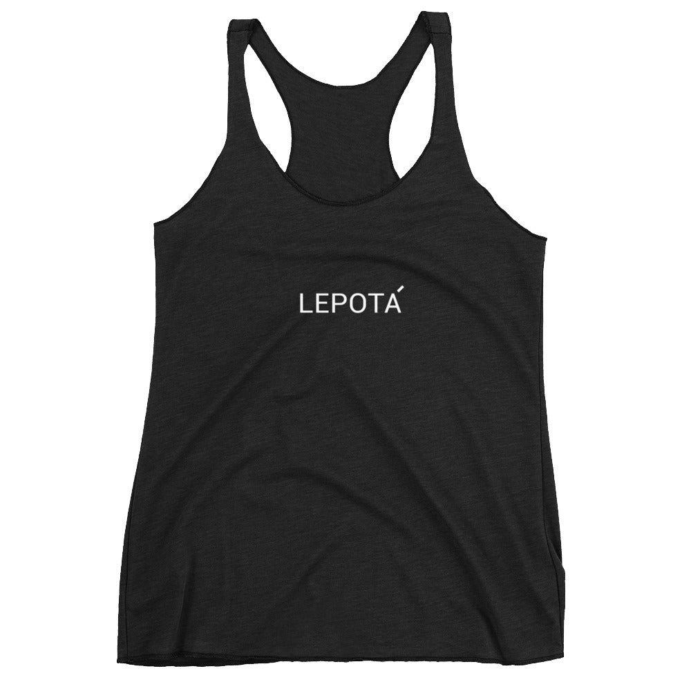 "Lepota" Women's Racerback Tank