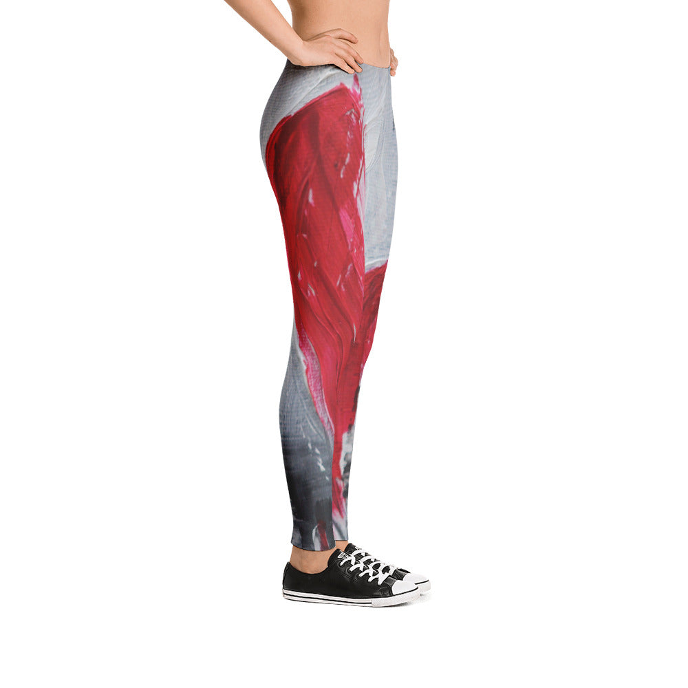 "Remember love" low waist Leggings