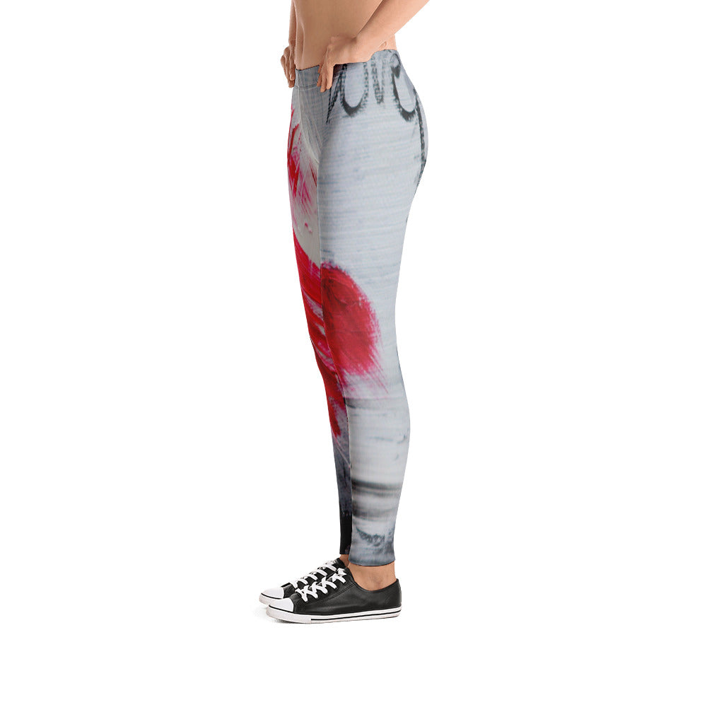 "Remember love" low waist Leggings