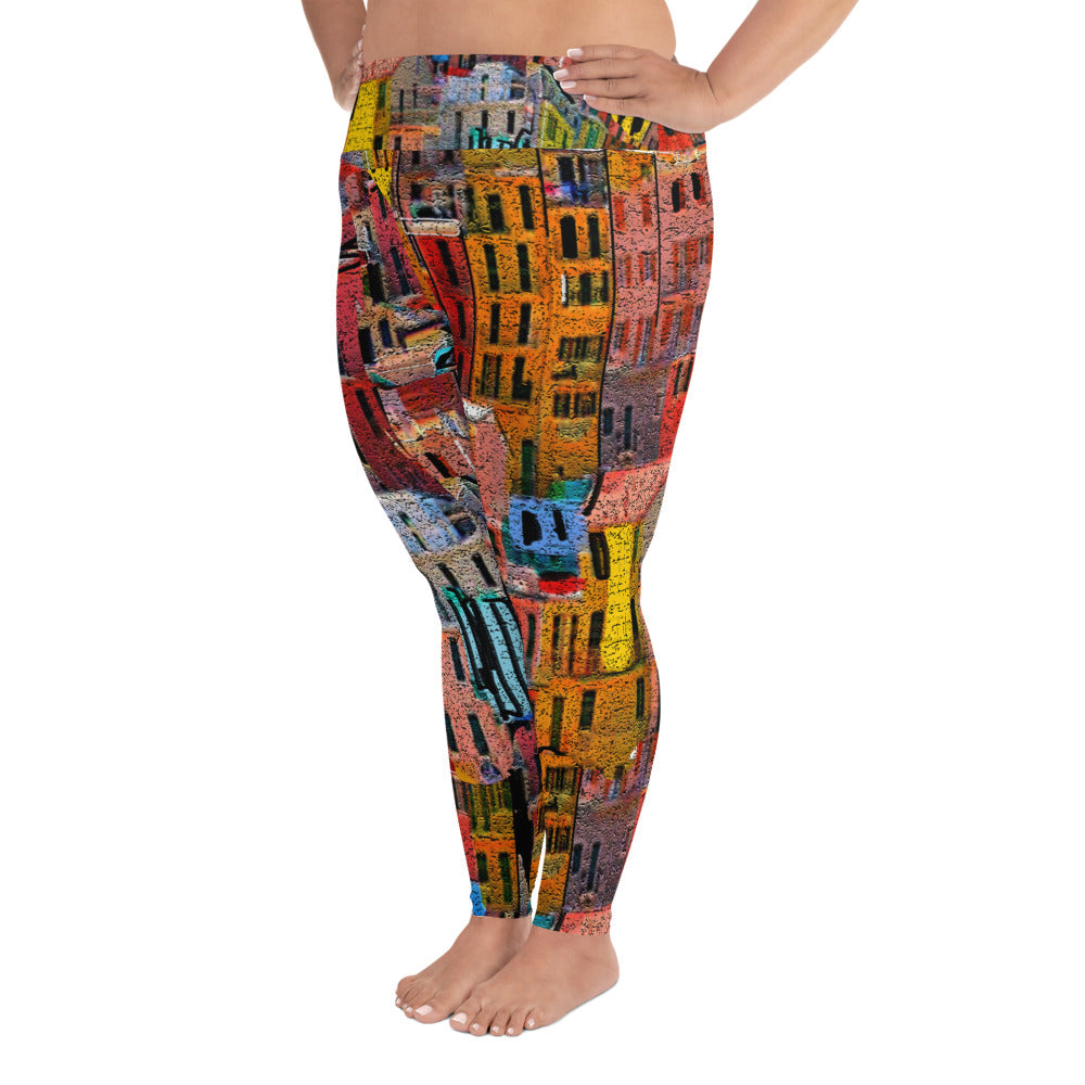 "Bella Citta"  Plus Size Leggings