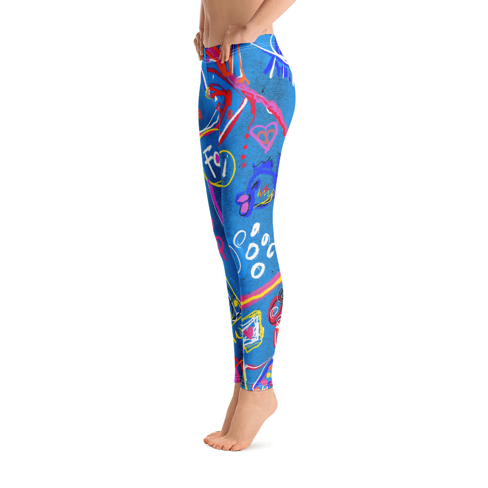 "Sudoku" Low waist Leggings