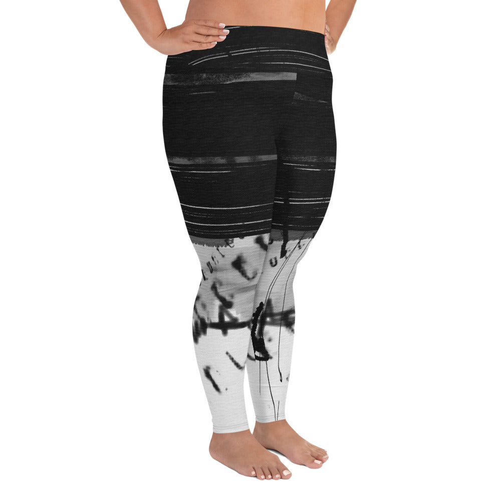 "Code" Plus Size Leggings