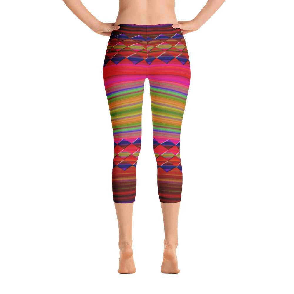 "Let's color" Capri Leggings