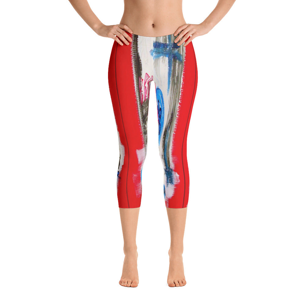 "What you see is what you get" Capri Leggings