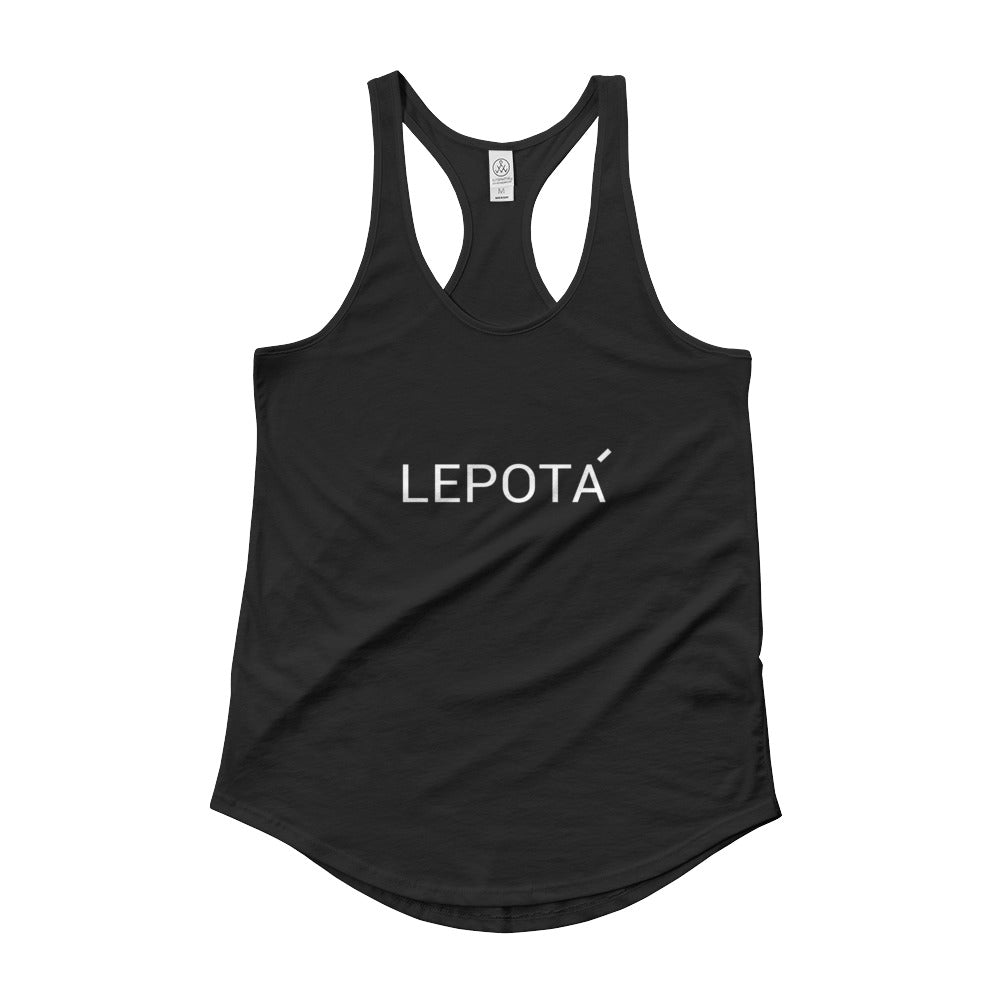 Lepota Black Shirttail Tank