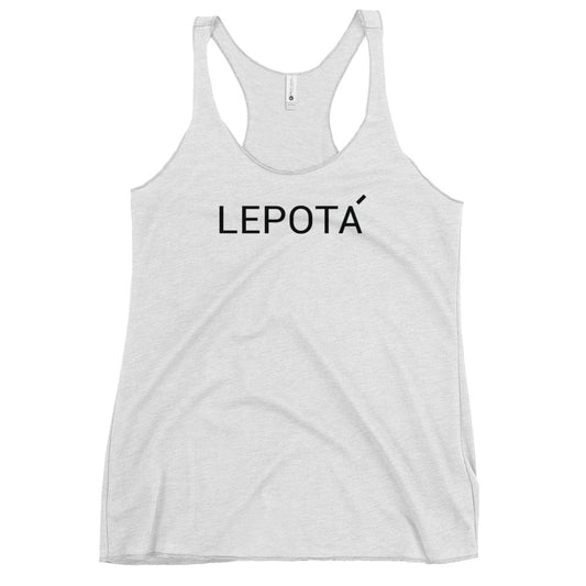 Lepota Women's Racerback Tank