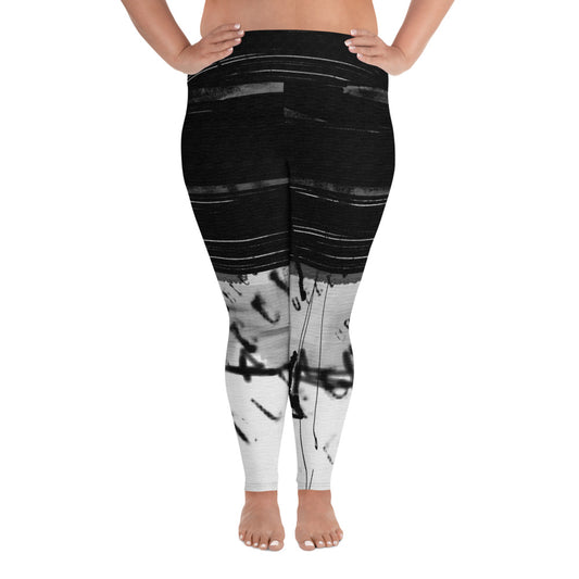 "Code" Plus Size Leggings