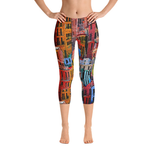 "Bella citta" Capri Leggings