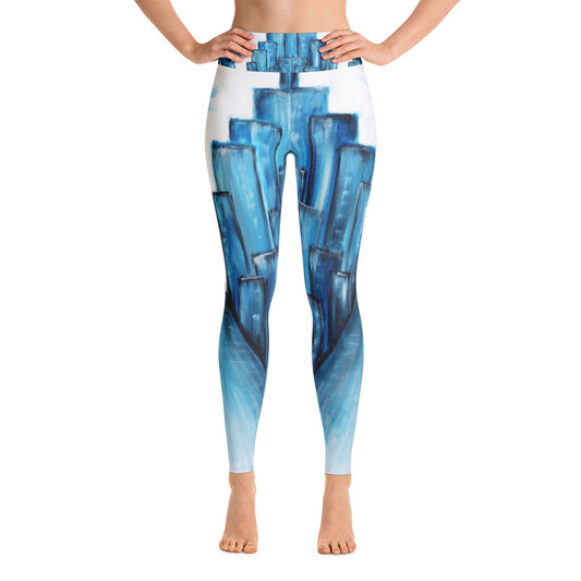 "Keep walking" high waist Leggings