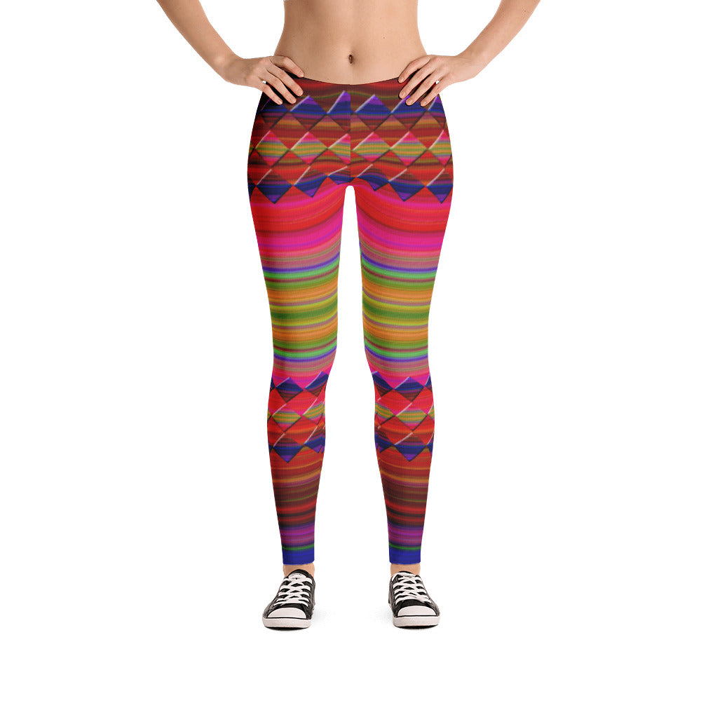 "Let's color" low waist Leggings