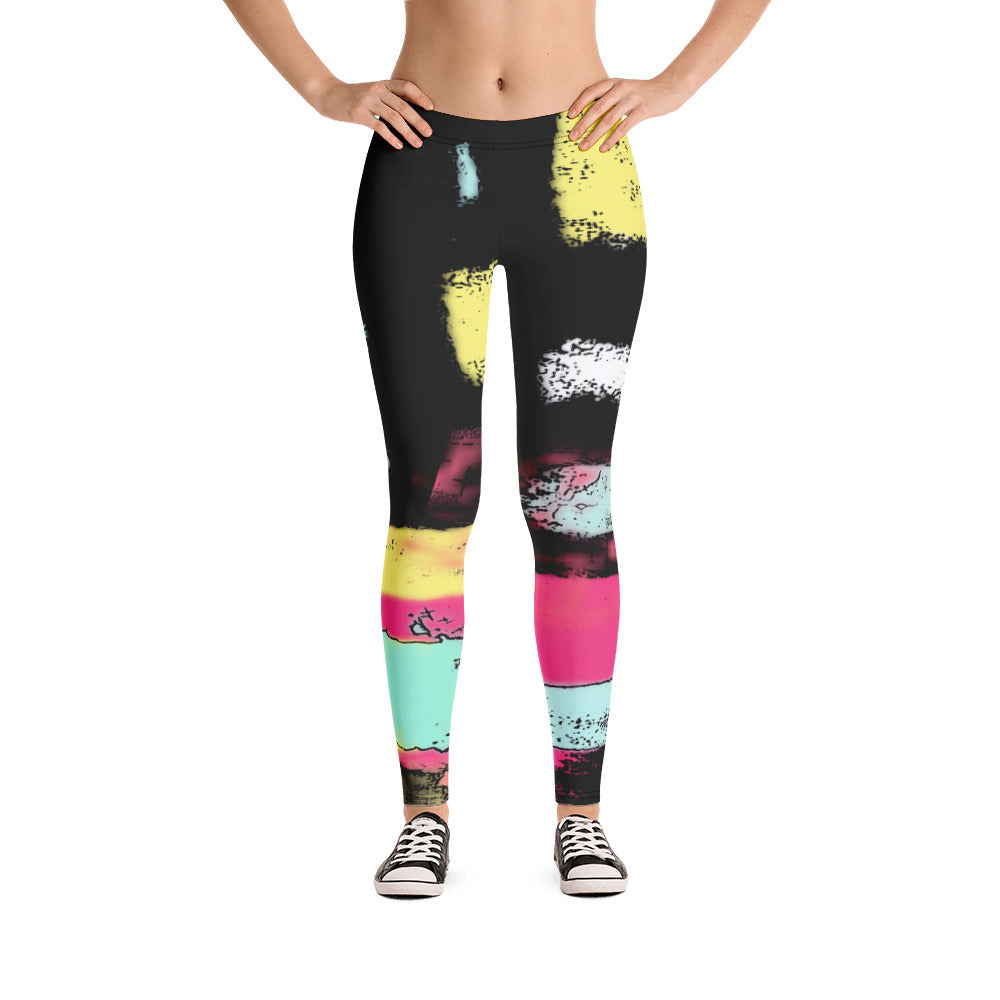 "City life" Low Waist Leggings