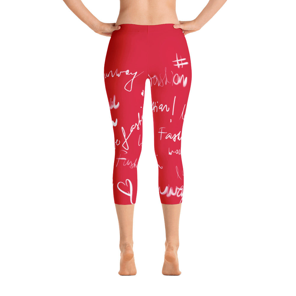 "Runway" Capri Leggings