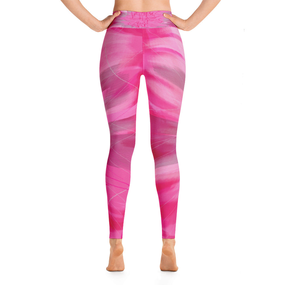 "Pink poem" high waist Leggings