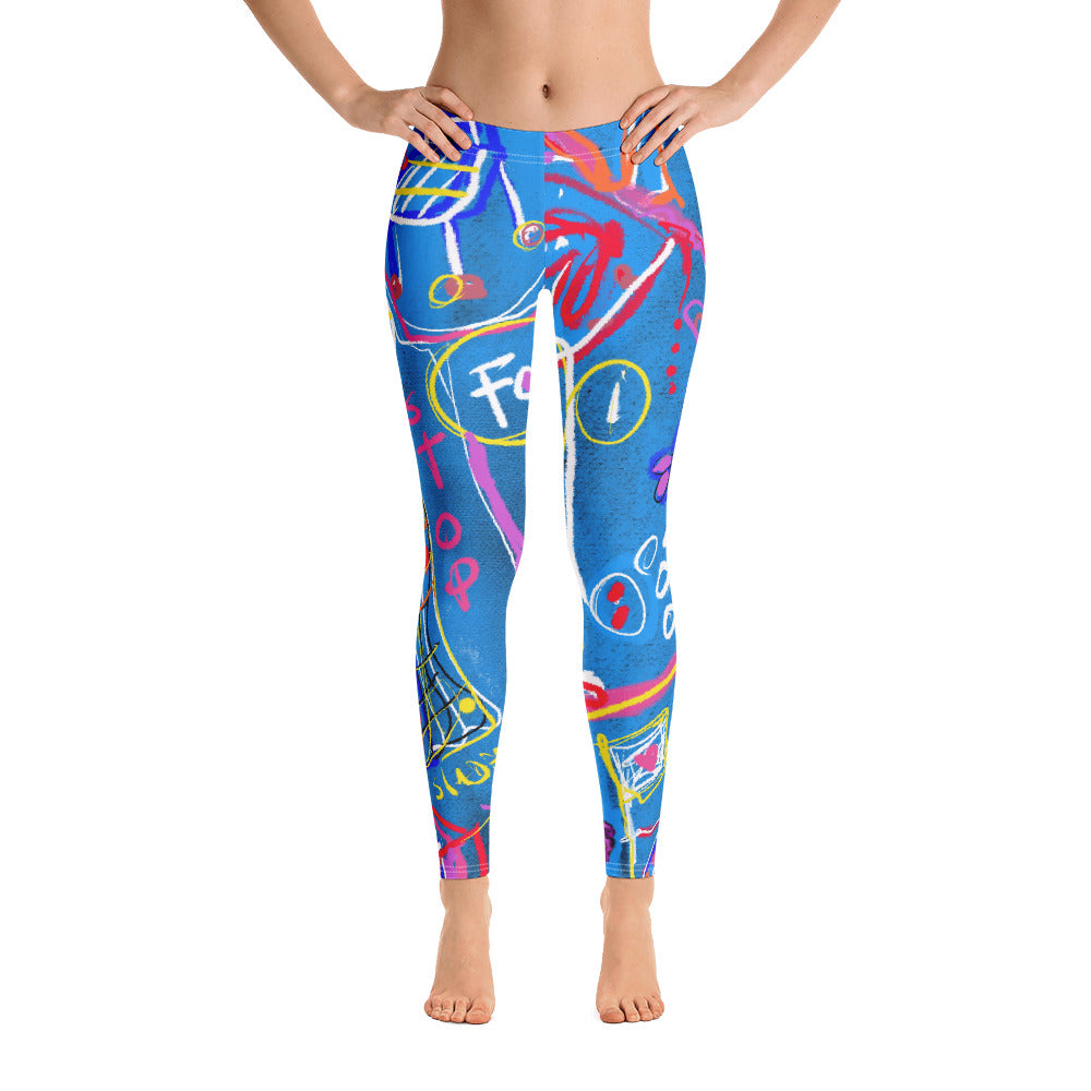 "Sudoku" Low waist Leggings