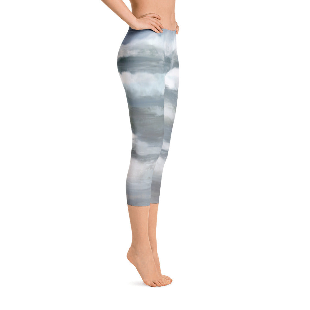 "Life is a beach"  Capri Leggings