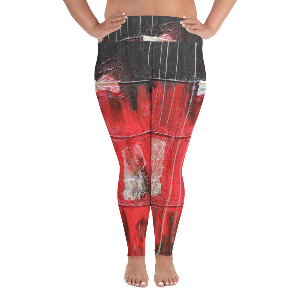 "Future" High Waist  Plus Size Leggings