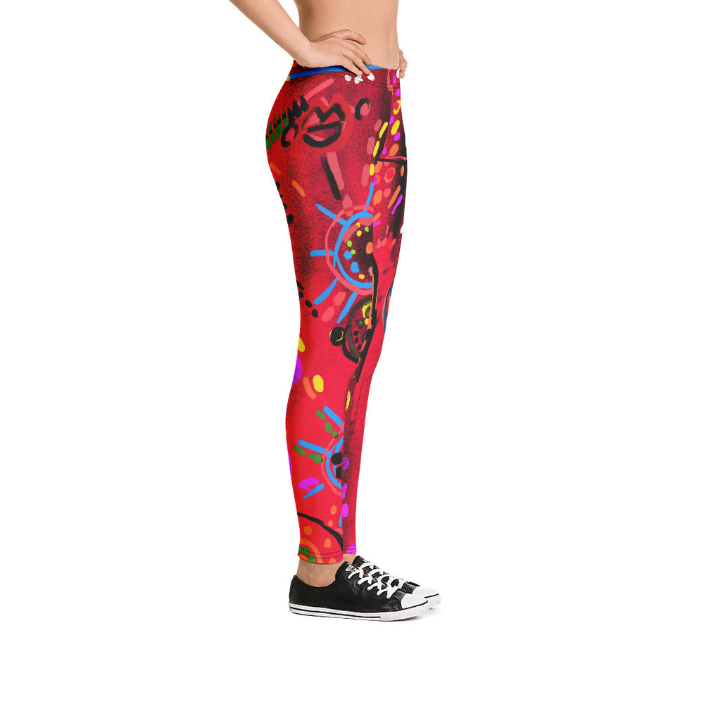 "Secret Love" Law Waist Leggings