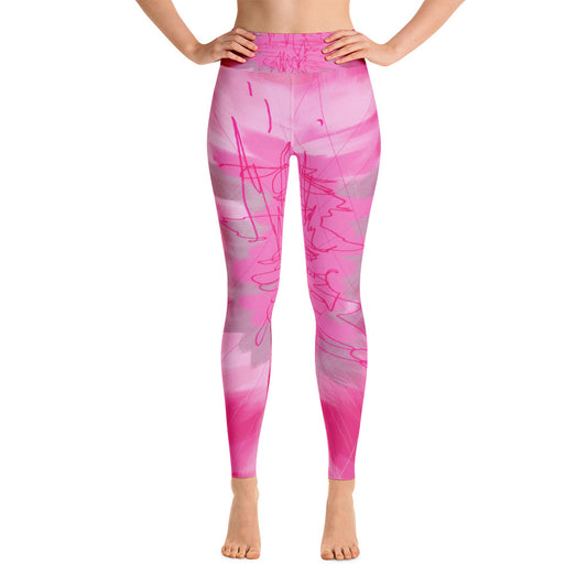 "Pink poem" high waist Leggings