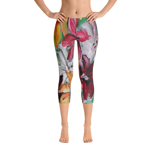 "Garden" Capri Leggings