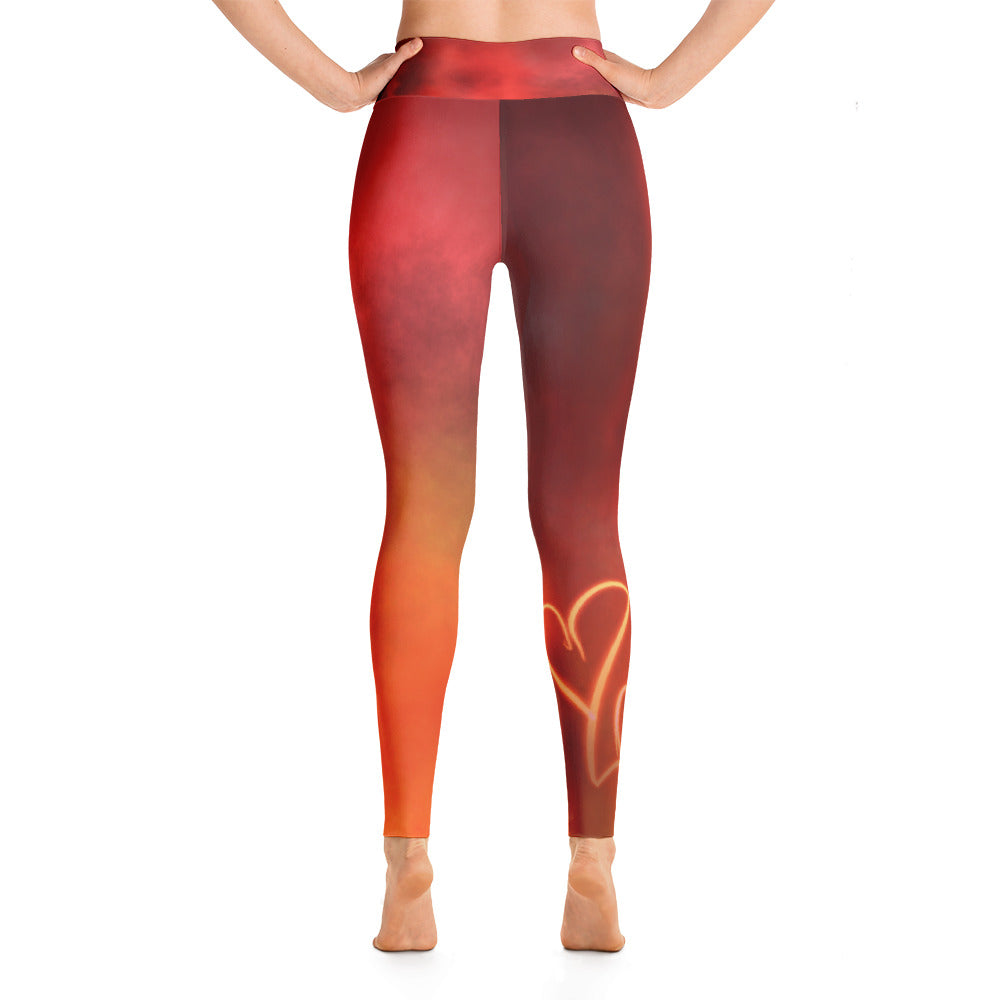 "Glowing" High waist Leggings