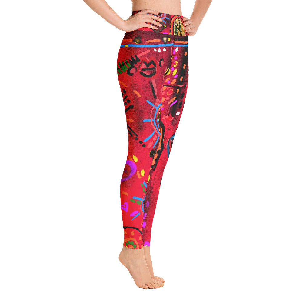 "Secret Love" high waist Leggings