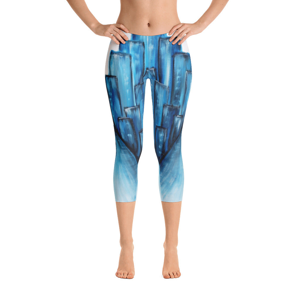 "Keep walking" Capri Leggings