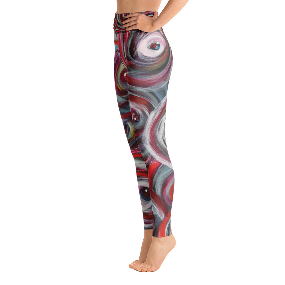 "Life is good" high waist Leggings