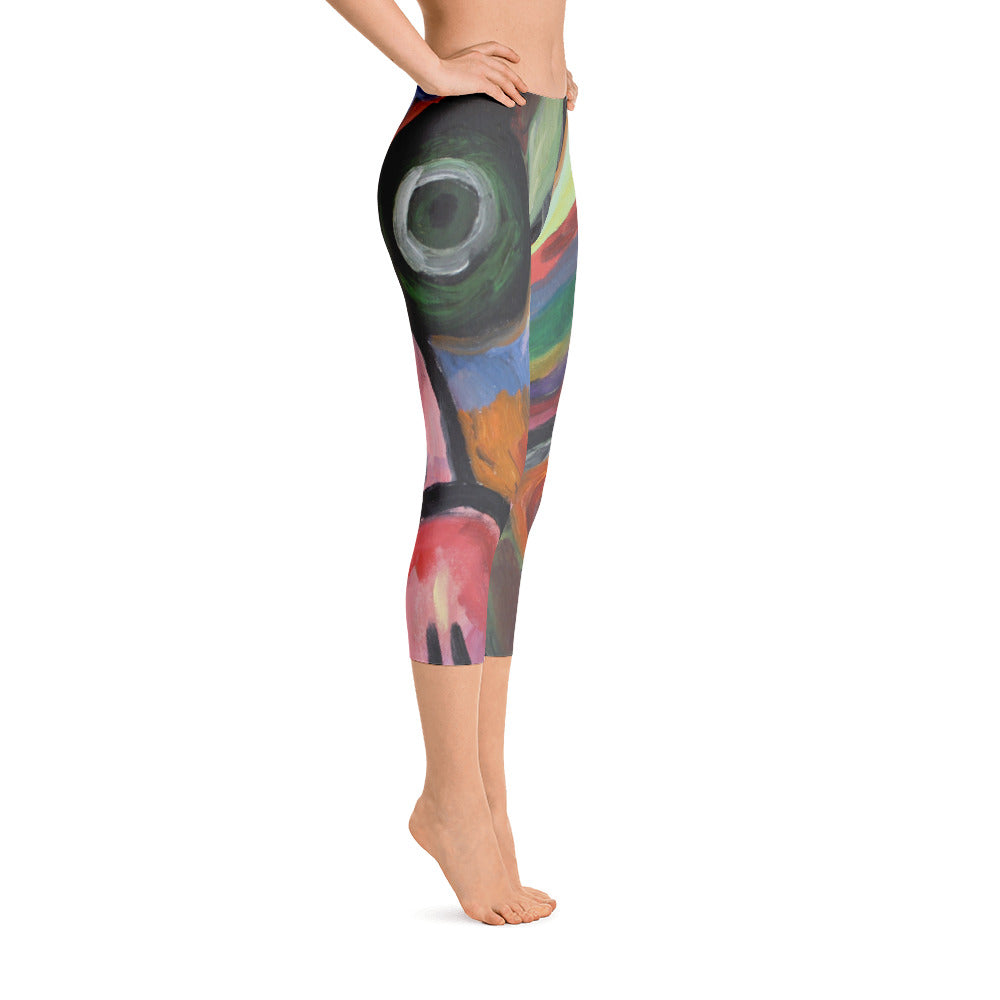 "Crazy life"  Capri Leggings