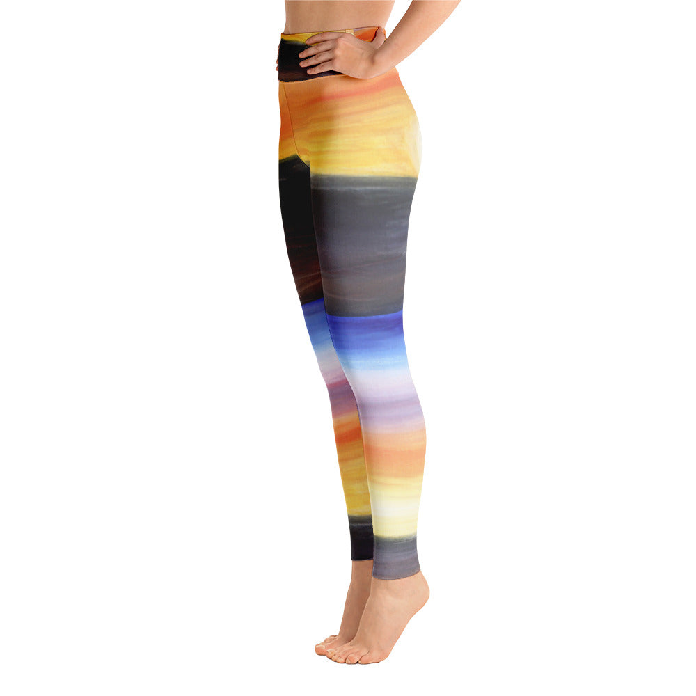 "Rainbow" High waist  Leggings