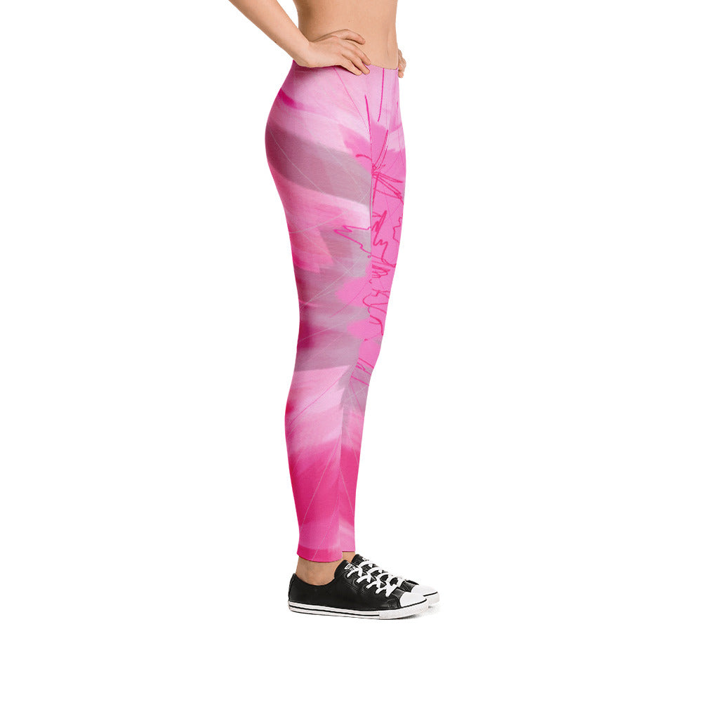 "Pink poem" low waist Leggings