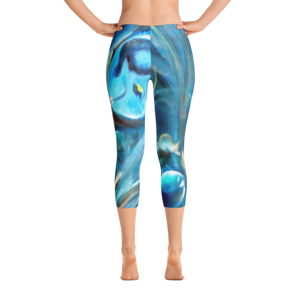 "Under the sea" Capri Leggings