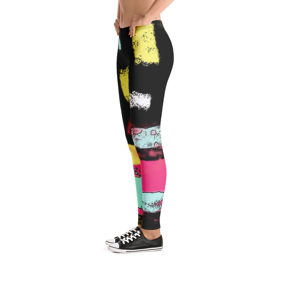 "City life" Low Waist Leggings