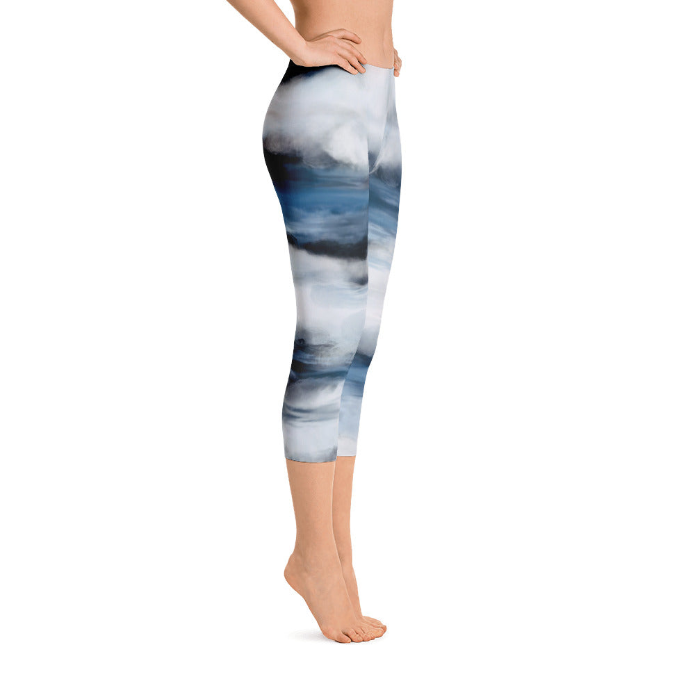 "Wave" Capri Leggings