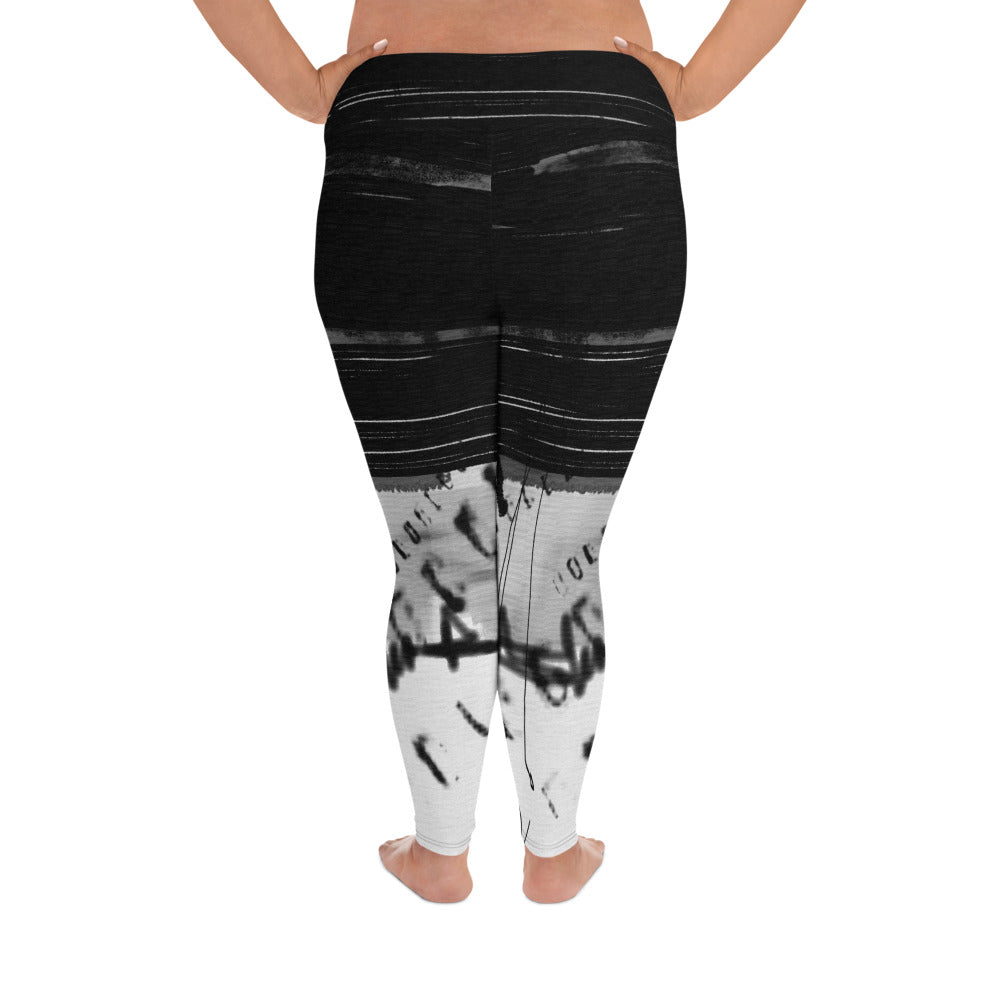 "Code" Plus Size Leggings