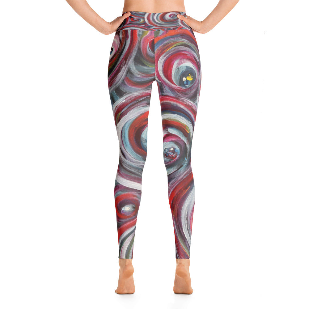 "Life is good" high waist Leggings