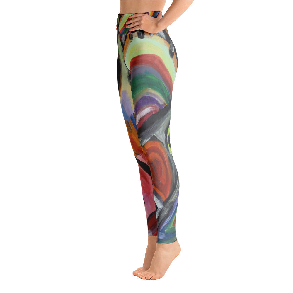 "Crazy life" High waist  Leggings