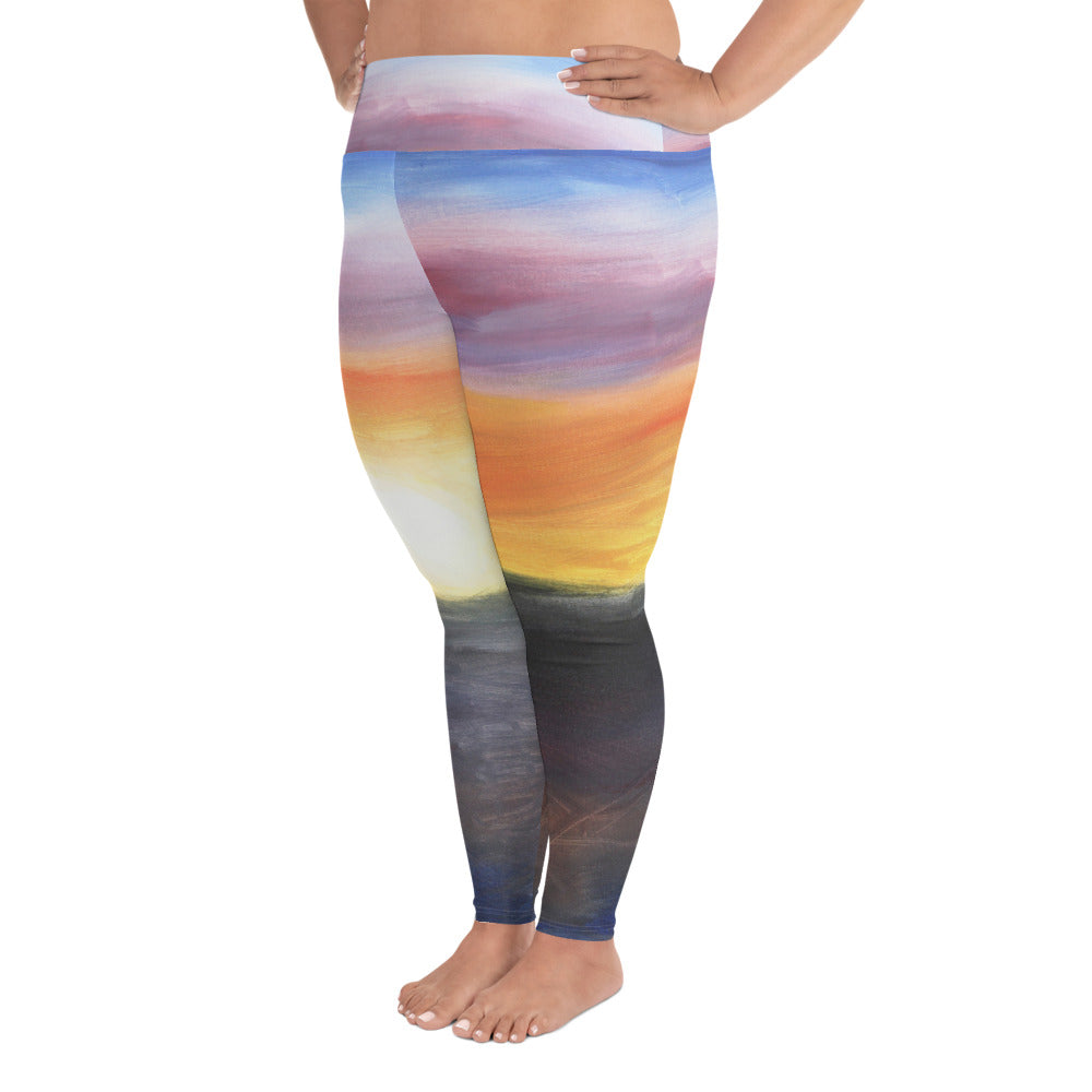 "Rainbow" Plus Size Leggings